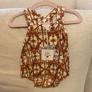 Kate Quinn NWT 0-3 month bamboo collection onesie jumper